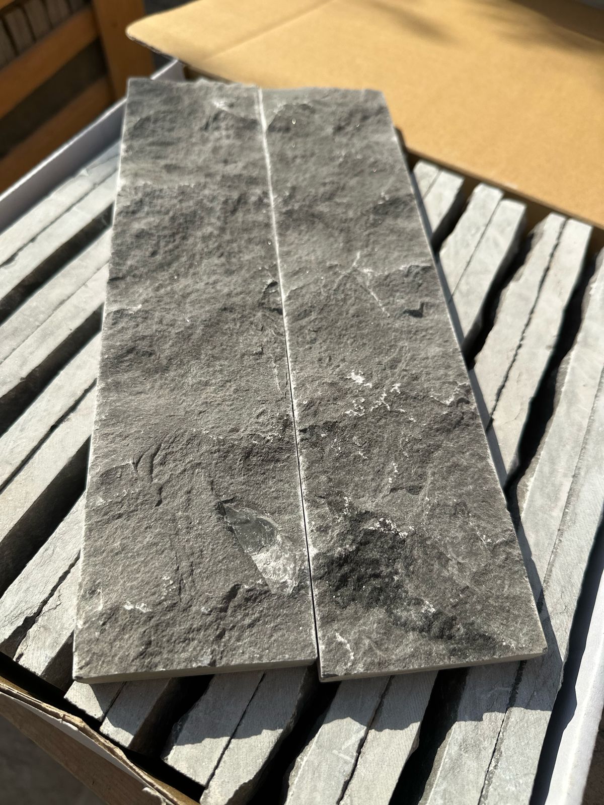 Scapițată din marmura - melly grey - 7x30x1.5 cm