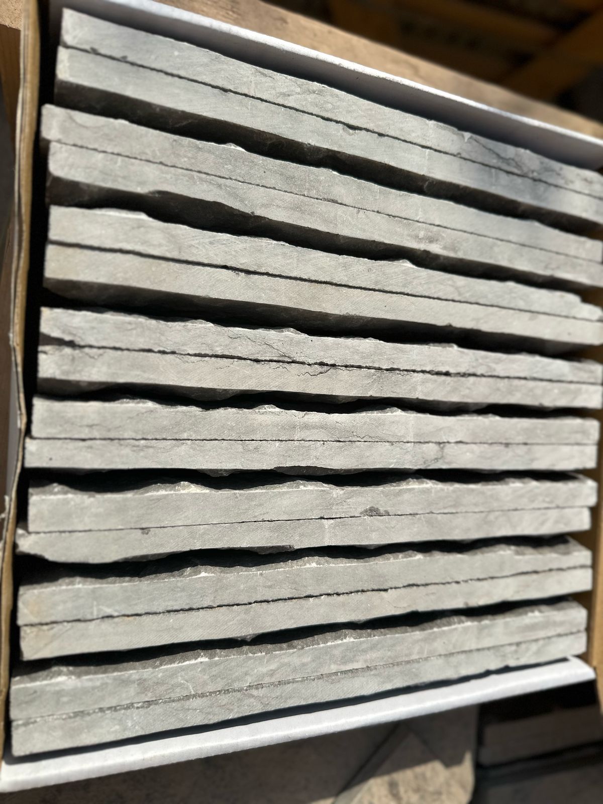 Scapițată din marmura - melly grey - 7x30x1.5 cm