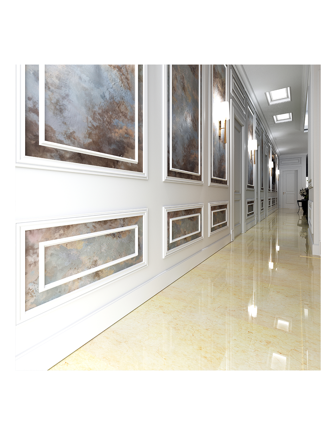 Trepte din marmura - sunny menia - 130x32x1.9 cm - Lustruit